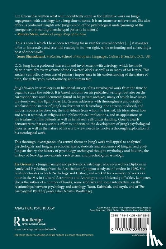 Greene, Liz (Centre for Psychological Astrology - Jung’s Studies in Astrology