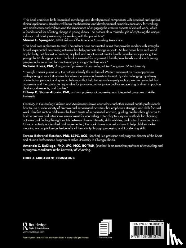  - Creativity in Counseling Children and Adolescents