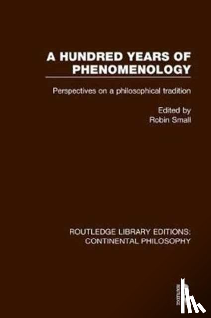  - A Hundred Years of Phenomenology