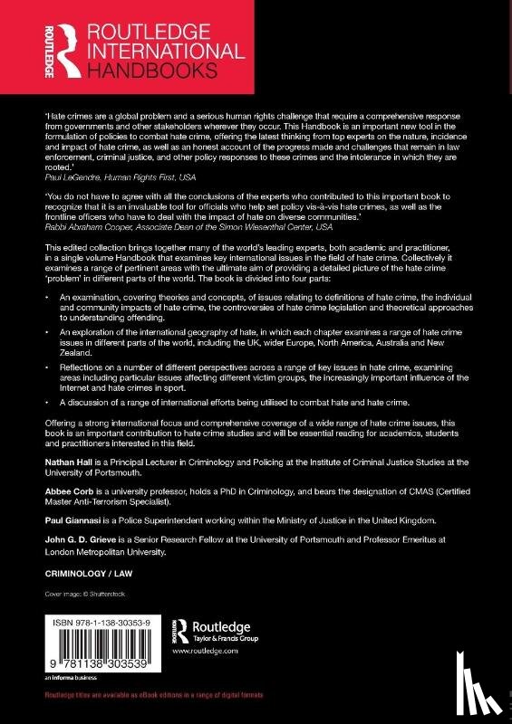  - The Routledge International Handbook on Hate Crime
