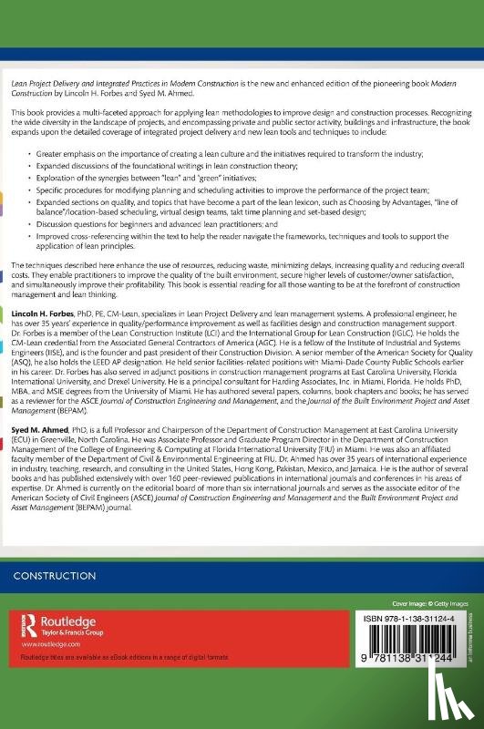 Forbes, Lincoln H. (Florida International University, Ahmed, Syed M. - Lean Project Delivery and Integrated Practices in Modern Construction