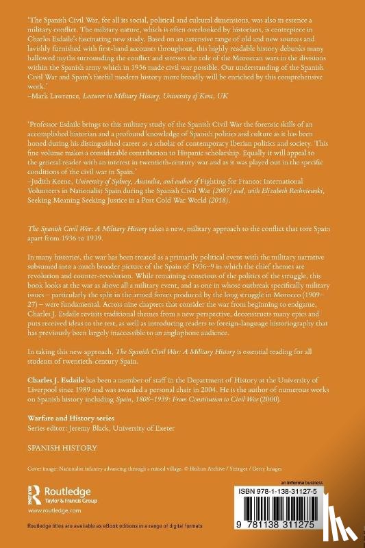 Esdaile, Charles J (University of Liverpool - The Spanish Civil War