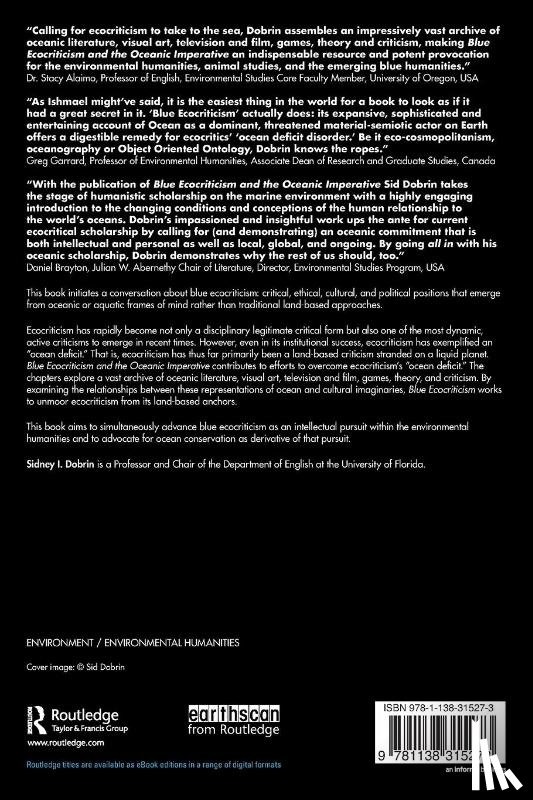 Dobrin, Sidney I. (University of Florida - Blue Ecocriticism and the Oceanic Imperative