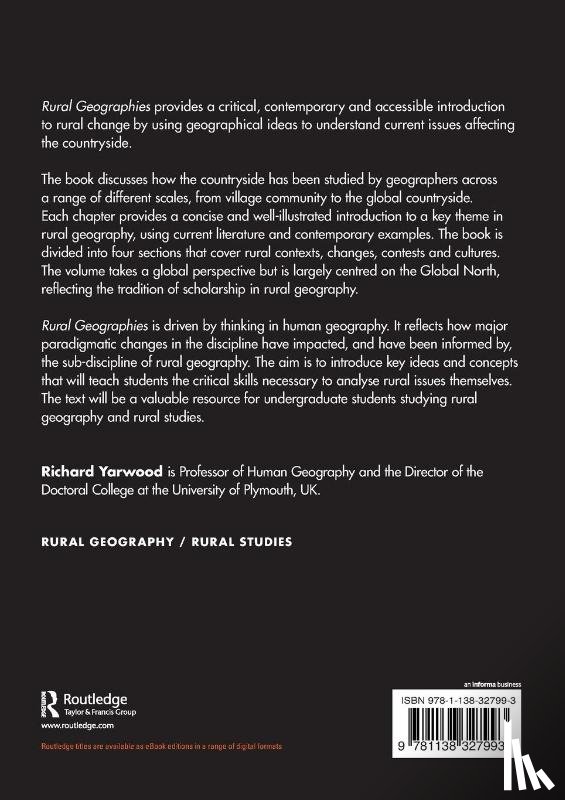 Yarwood, Richard (University of Plymouth - Rural Geographies