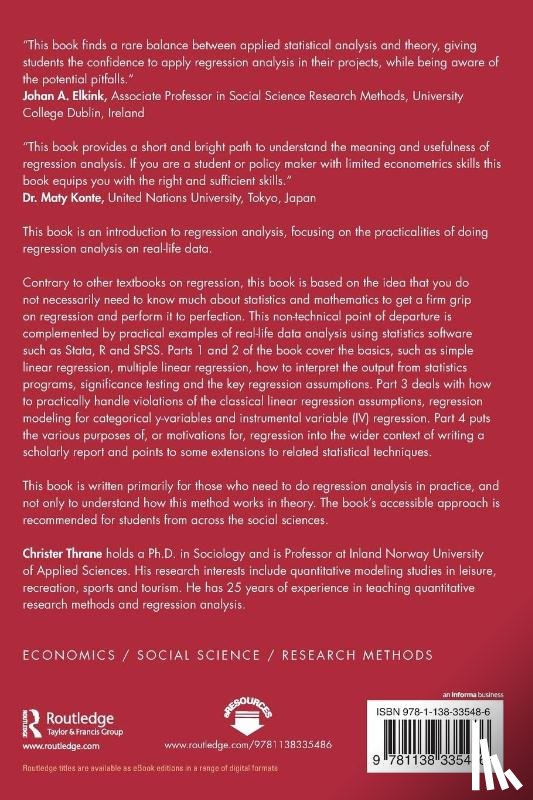 Thrane, Christer (Inland Norway University of Applied Sciences - Applied Regression Analysis
