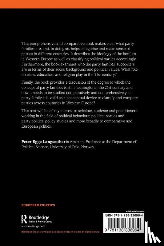 Langsæther, Peter Egge (Norwegian University of Science and Technology - Party Families in Western Europe