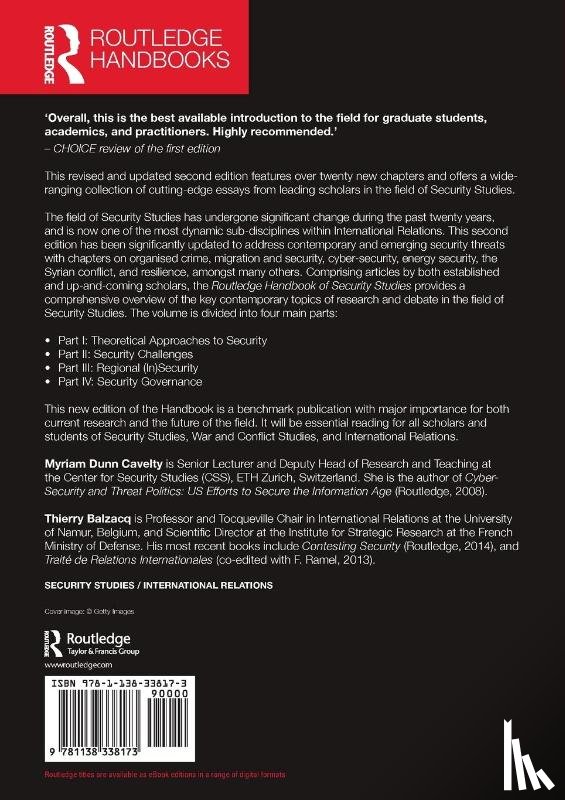  - Routledge Handbook of Security Studies