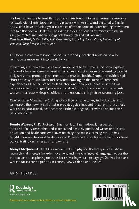 Warren, Bernie, McQueen-Fuentes, Glenys - Reintroducing Healthy Movement into Daily Life