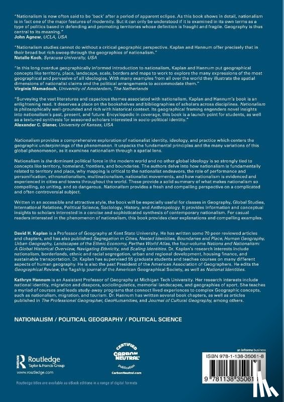 Kaplan, David H., Hannum, Kathryn - Nationalism