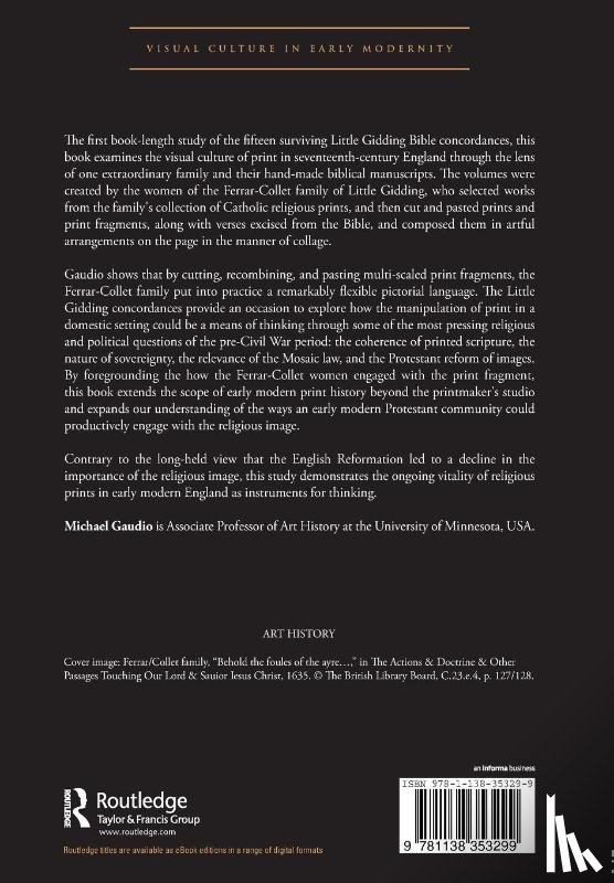 Gaudio, Michael - The Bible and the Printed Image in Early Modern England