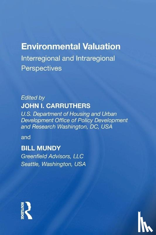 Carruthers, John. I., Mundy, Bill - Environmental Valuation