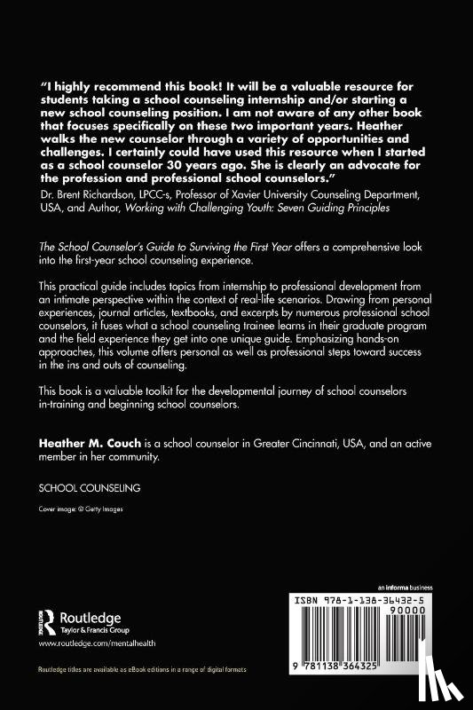 Couch, Heather M. - The School Counselor’s Guide to Surviving the First Year