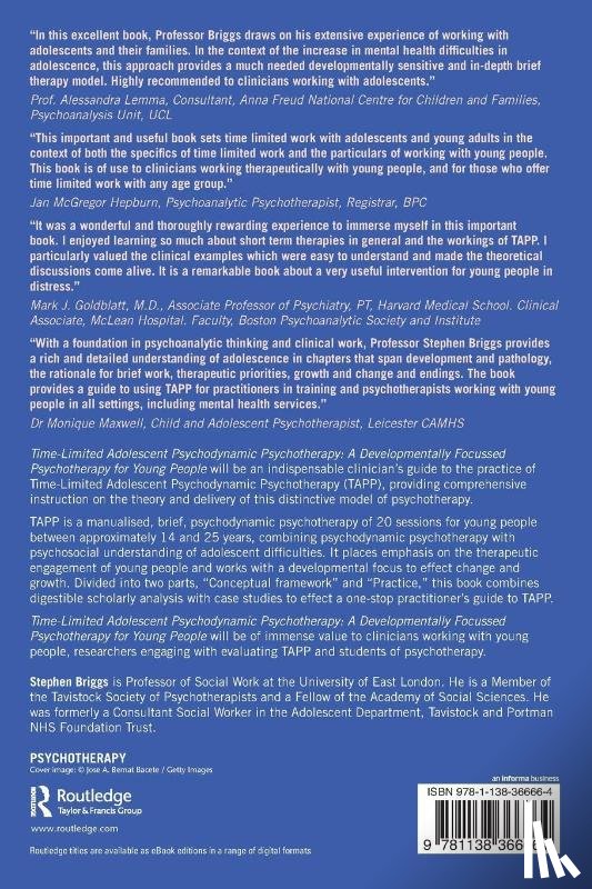 Briggs, Stephen - Time-Limited Adolescent Psychodynamic Psychotherapy