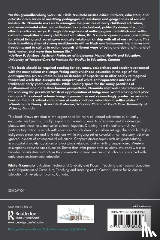 Nxumalo, Fikile - Decolonizing Place in Early Childhood Education