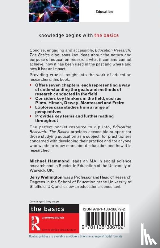 Hammond, Michael (University of Warwick, Wellington, Jerry - Education Research: The Basics