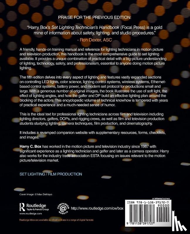 Box, Harry C. - Set Lighting Technician's Handbook