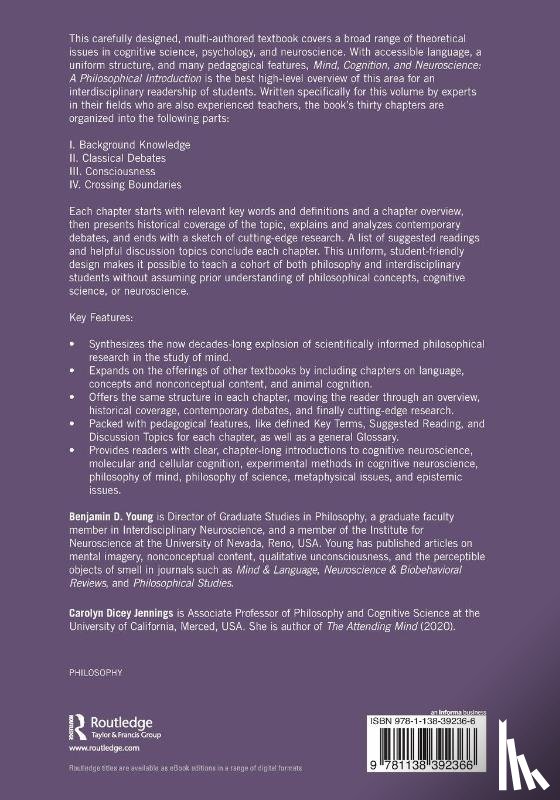 Young, Benjamin D., Jennings, Carolyn Dicey - Mind, Cognition, and Neuroscience