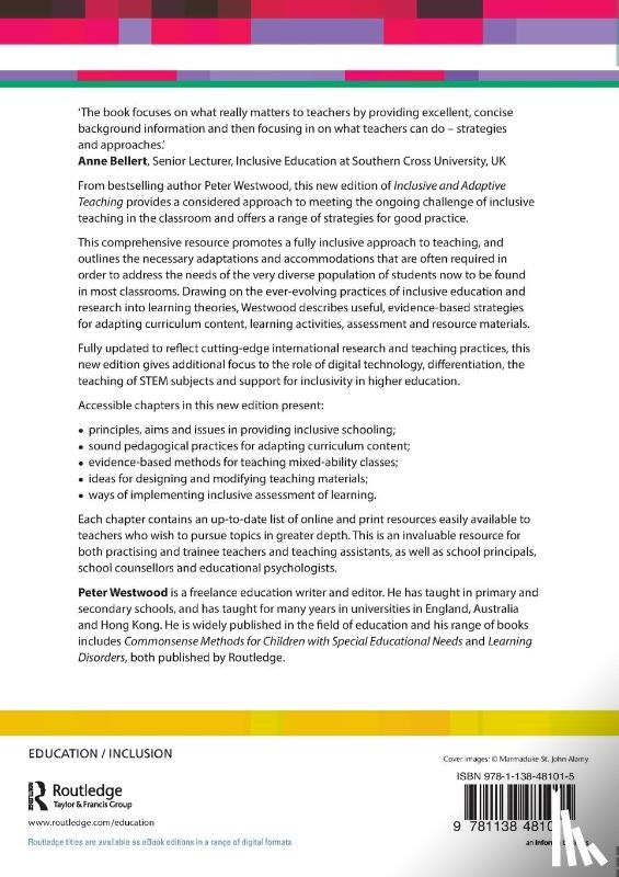 Westwood, Peter - Inclusive and Adaptive Teaching