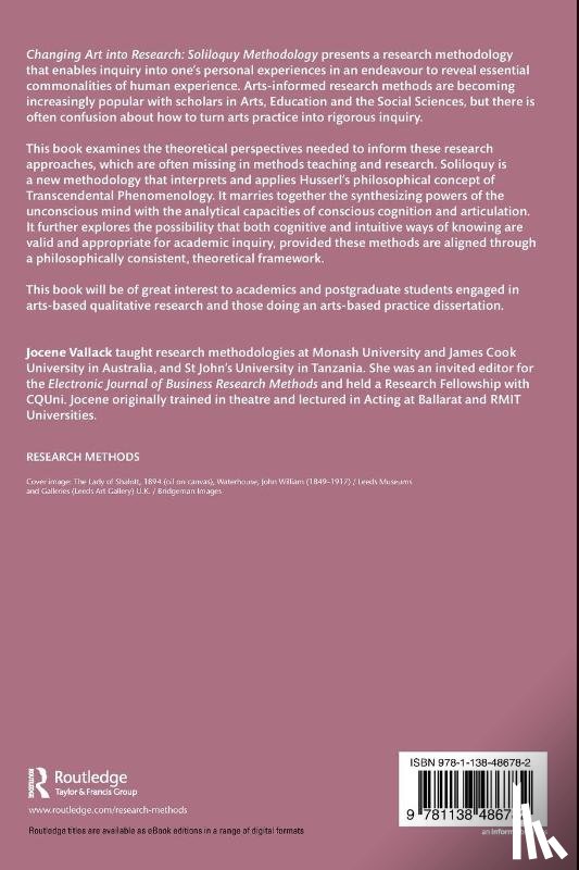 Vallack, Jocene - Changing Art into Research