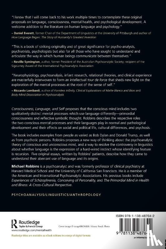 Robbins, Michael (Boston Psychoanalytic Society - Consciousness, Language, and Self