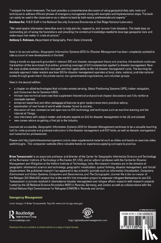 Tomaszewski, Brian - Geographic Information Systems (GIS) for Disaster Management
