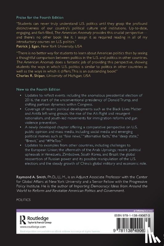 Smith, Raymond A. (New York University - The American Anomaly