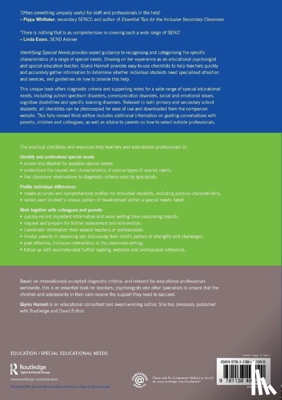 Hannell, Glynis (Independent Education Consultant - Identifying Special Needs