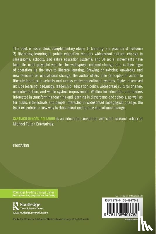 Rincon-Gallardo, Santiago - Liberating Learning