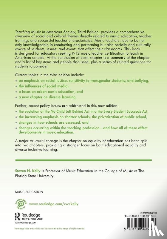 Kelly, Steven N. (Florida State University - Teaching Music in American Society