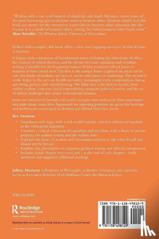 Moriarty, Jeffrey - Business Ethics
