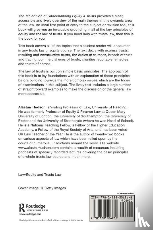 Hudson, Alastair - Understanding Equity & Trusts