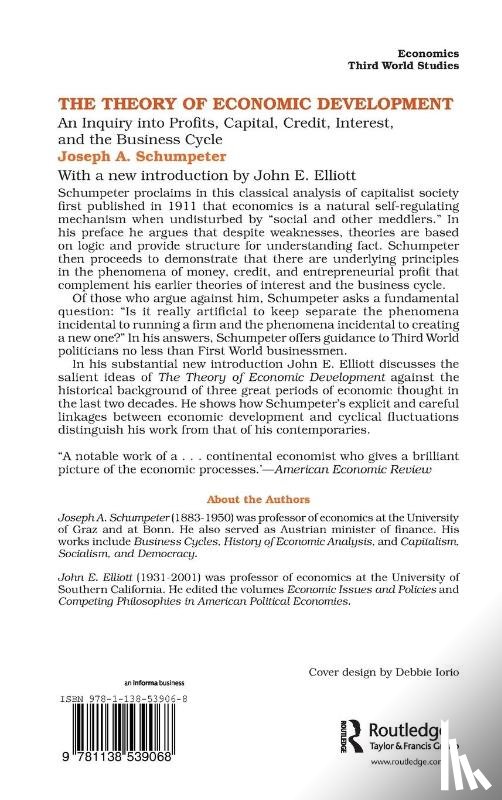 Schumpeter, Joseph A. - Theory of Economic Development