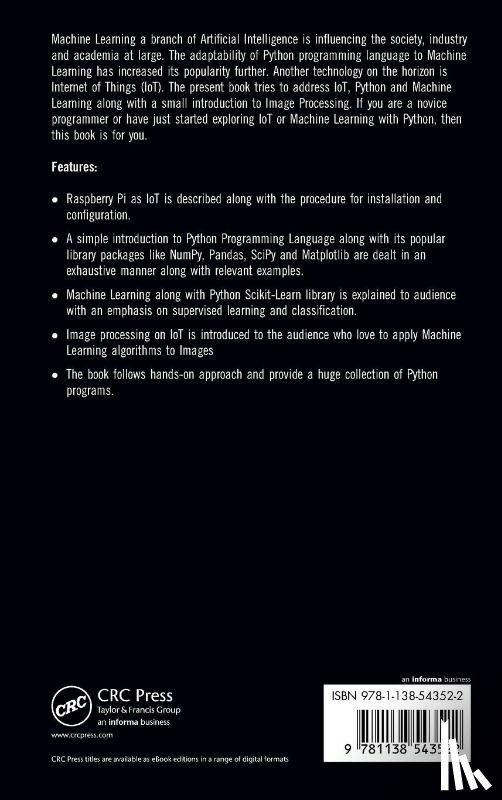 Kulkarni, Shrirang Ambaji, Gurupur, Varadraj P., Fernandes, Steven L. - Introduction to IoT with Machine Learning and Image Processing using Raspberry Pi