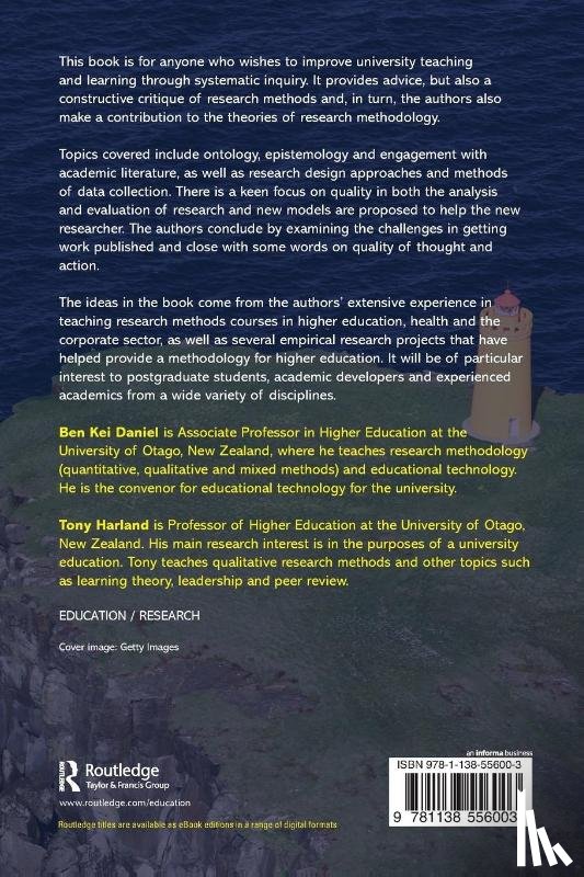 Daniel, Ben Kei (University of Otago, Harland, Tony (University of Otago - Higher Education Research Methodology