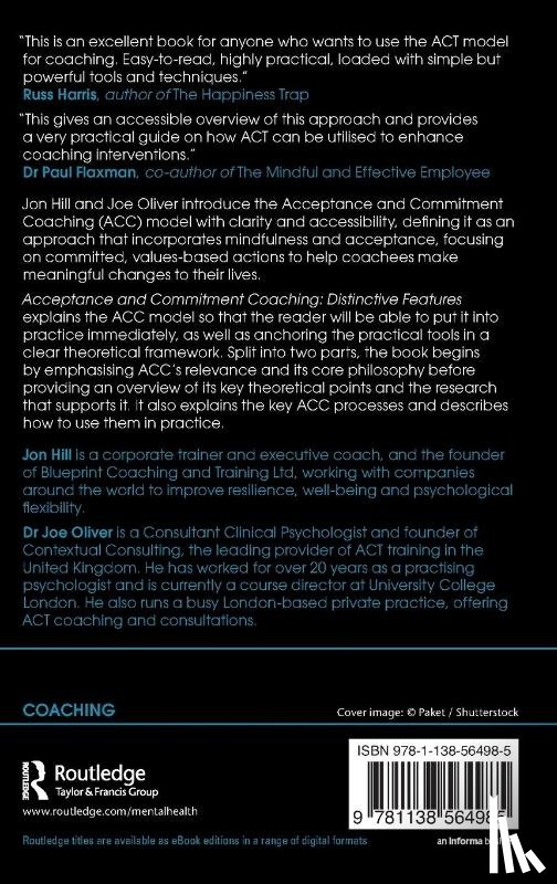 Hill, Jon, Oliver, Joe - Acceptance and Commitment Coaching
