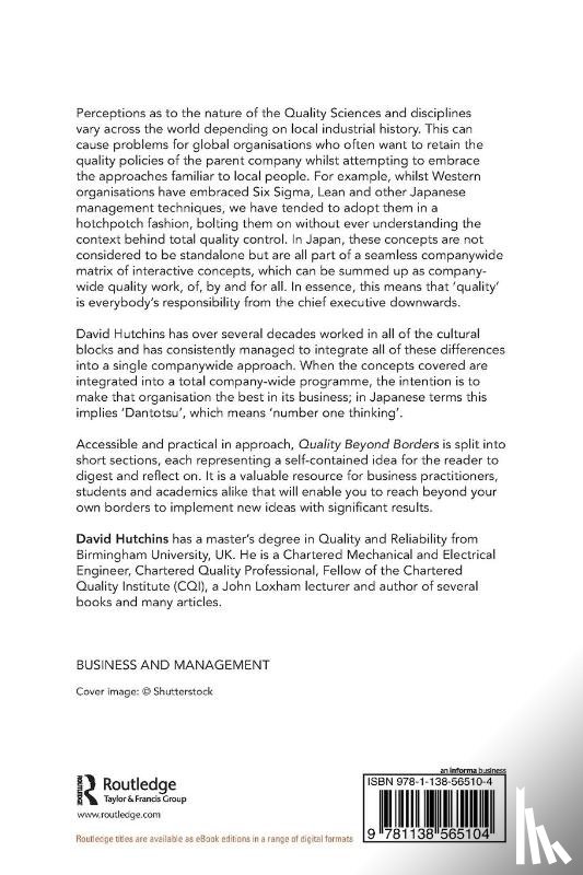 Hutchins, David - Quality Beyond Borders