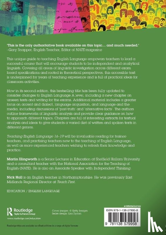Illingworth, Martin (Sheffield Hallam University, Hall, Nick - Teaching English Language 16-19