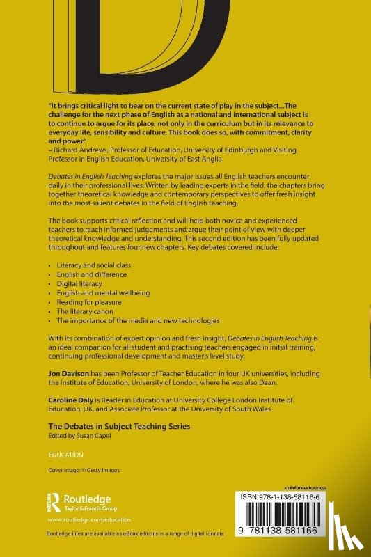  - Debates in English Teaching