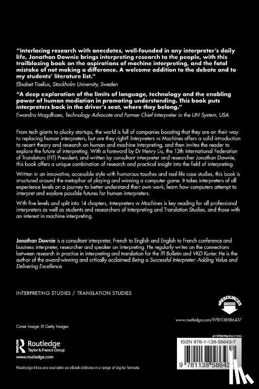 Downie, Jonathan (Consultant Interpreter - Interpreters vs Machines