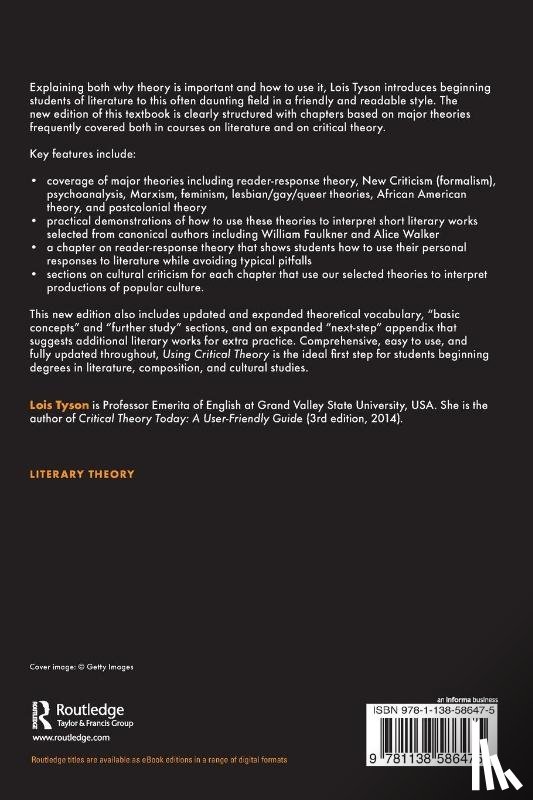 Tyson, Lois (Grand Valley State University - Using Critical Theory