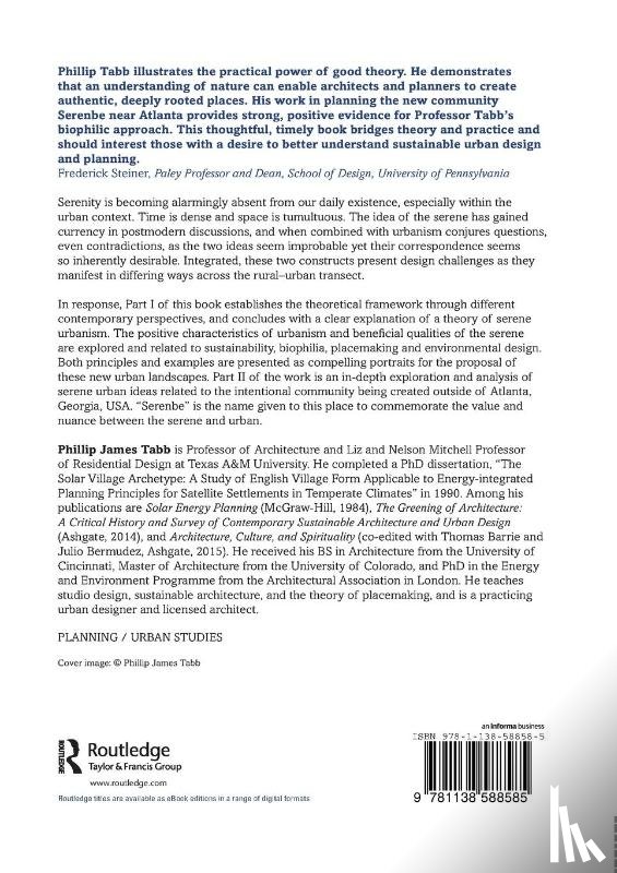 Tabb, Phillip James - Serene Urbanism