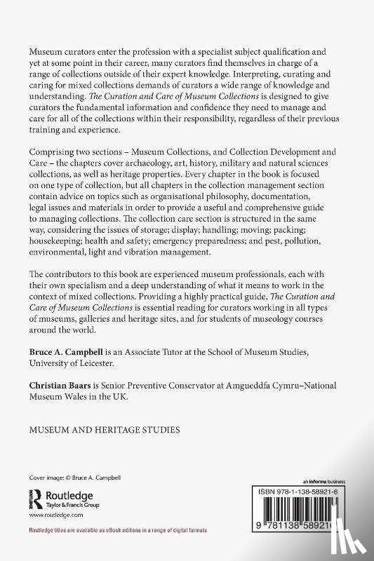  - The Curation and Care of Museum Collections