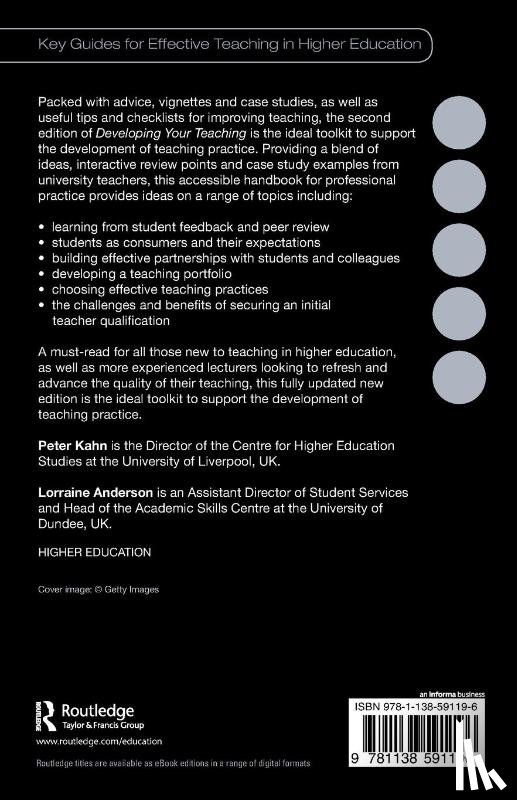 Kahn, Peter, Anderson, Lorraine (University of Dundee) - Developing Your Teaching
