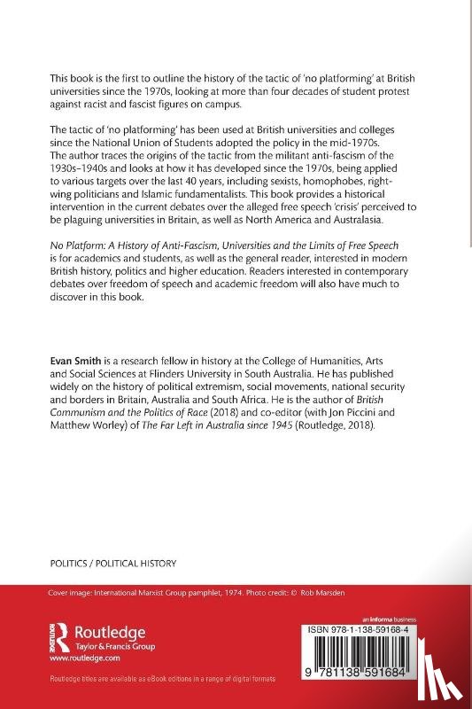 Smith, Evan (Flinders University - No Platform