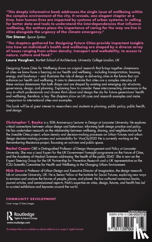  - Designing Future Cities for Wellbeing