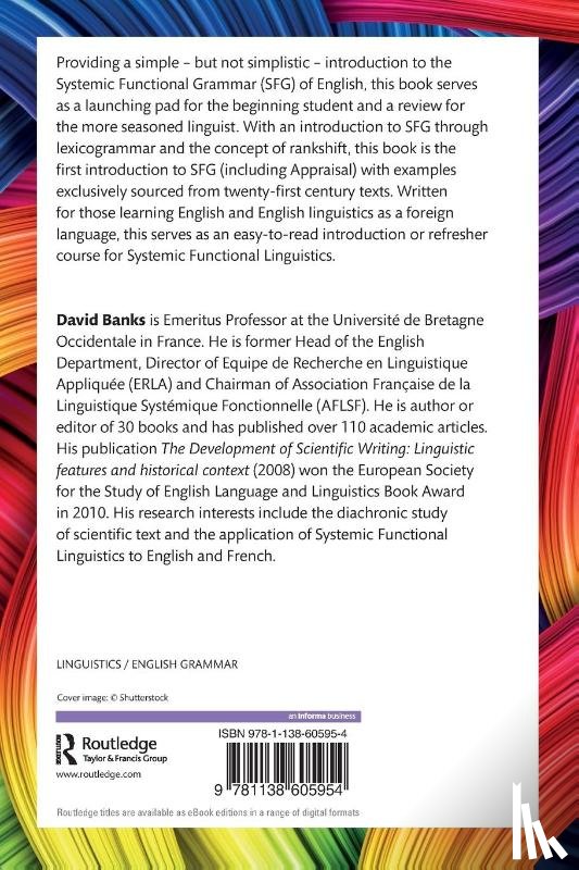 Banks, David (Universite de Bretagne Occidentale - A Systemic Functional Grammar of English