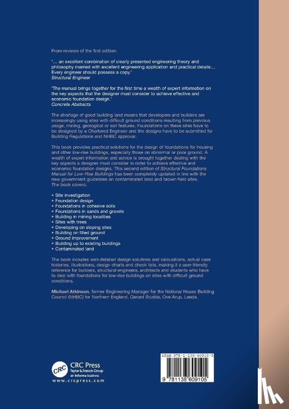 Atkinson, Michael - Structural Foundations Manual for Low-Rise Buildings