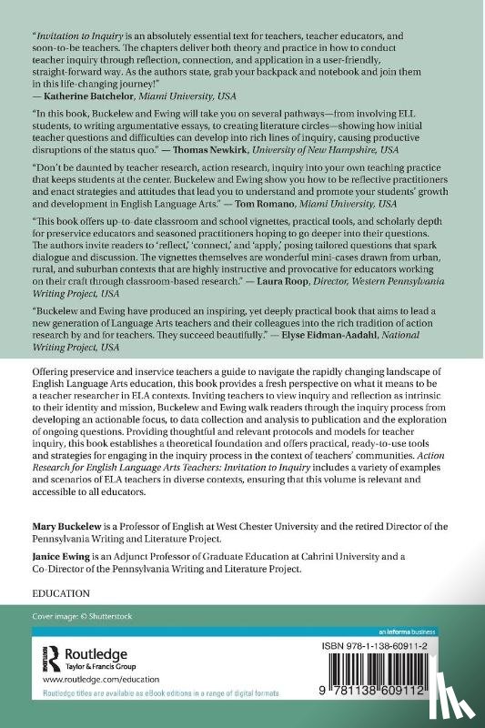 Buckelew, Mary (West Chester University, Ewing, Janice - Action Research for English Language Arts Teachers