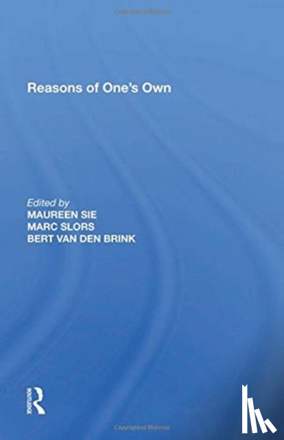Slors, Marc - Reasons of One's Own