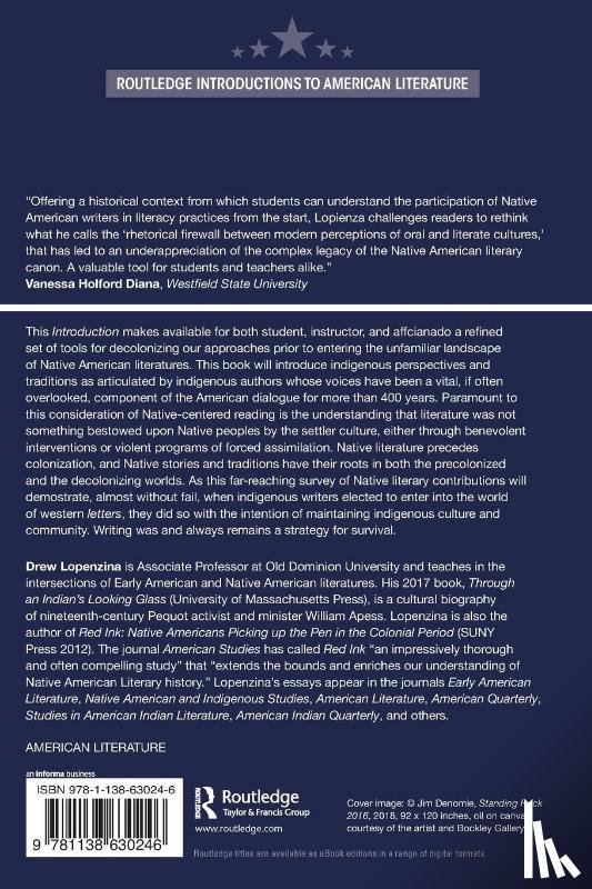 Lopenzina, ew (Old Dominion University) - The Routledge Introduction to Native American Literature